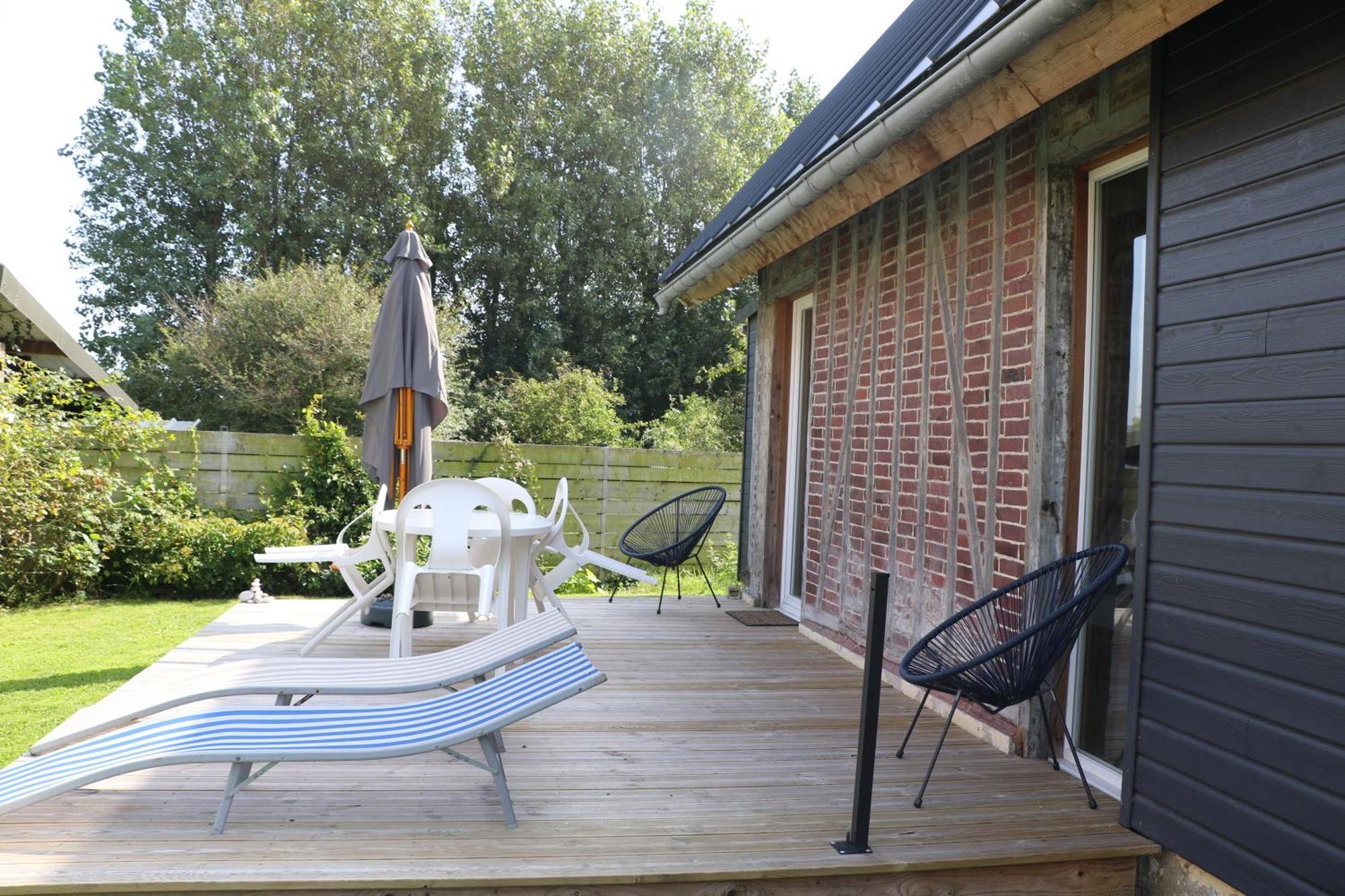 Jolie Maison En Bord De Mer A Pourville Hautot-sur-Mer Exterior photo